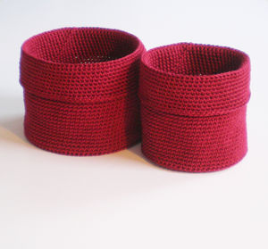 Mönster - YouMeKnit - Mönster Elvis, virkade korgar